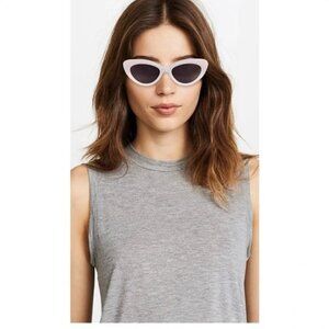 Illestevea Pamela Sunglasses, cat eye frame, light pink,